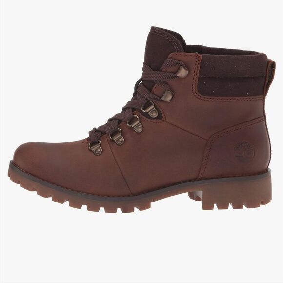 Timberland Ellendale Mid Lace-Up Boot- Medium Brown Full Grain - Picture 3 of 10